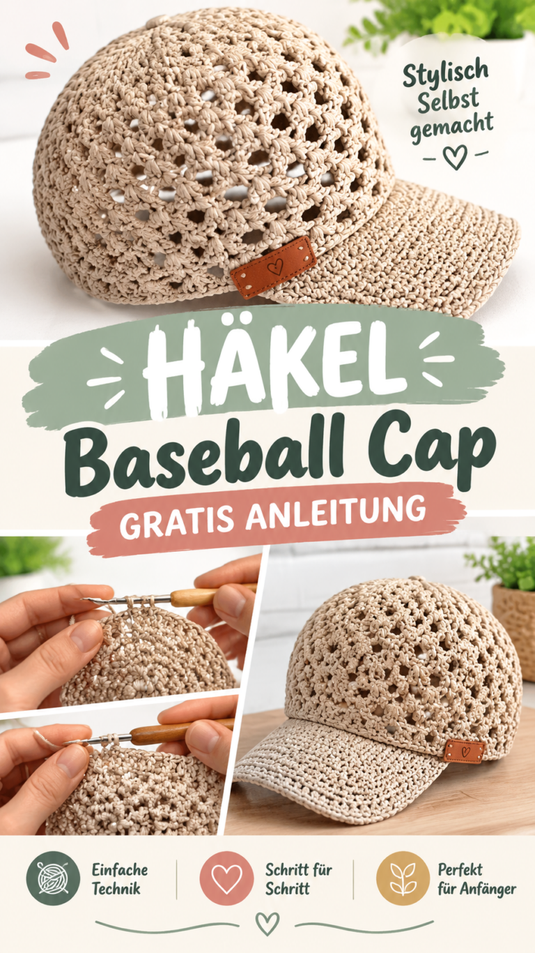 Gehäkelte Sommerhüte  stilvolle Hüte mit kostenlosem Muster