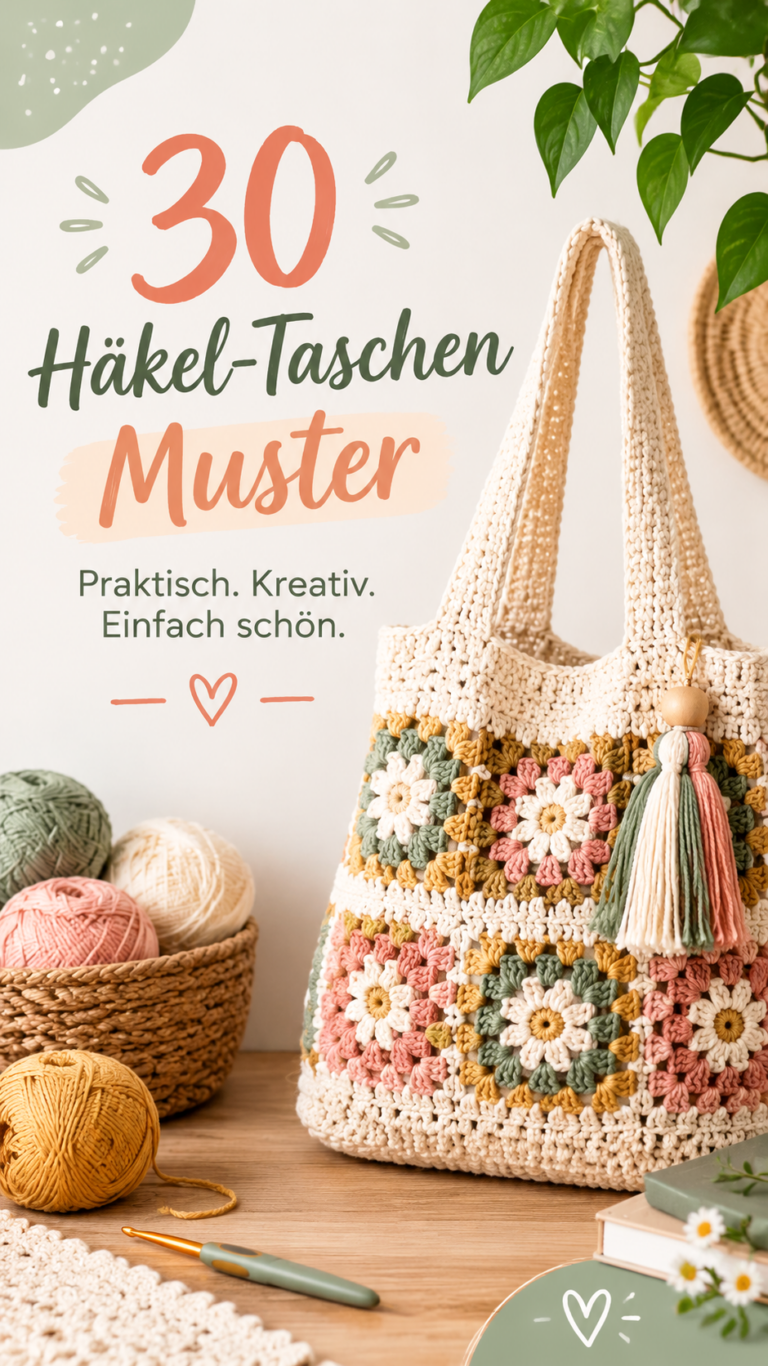 Häkelbeutel Anleitung  Nachhaltige Tasche selber häkeln für Küche und Alltag