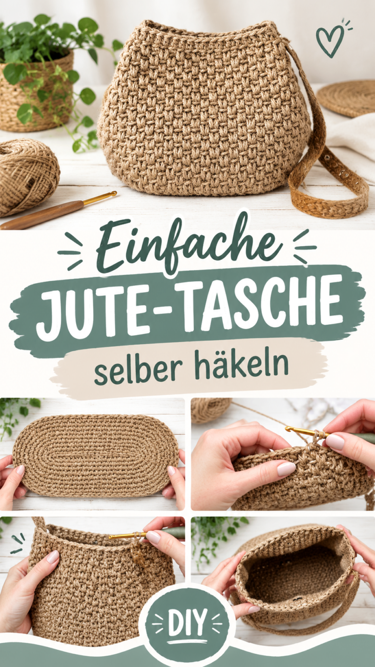Häkelanleitung Tasche Einfache DIY Häkeltasche selber machen