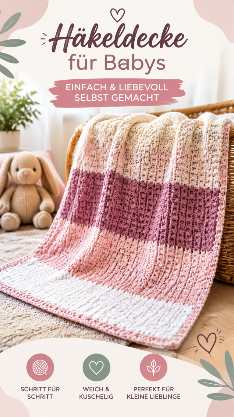 Kostenlose Häkelanleitung für Decken  Kuschelige Häkeldecken selber machen