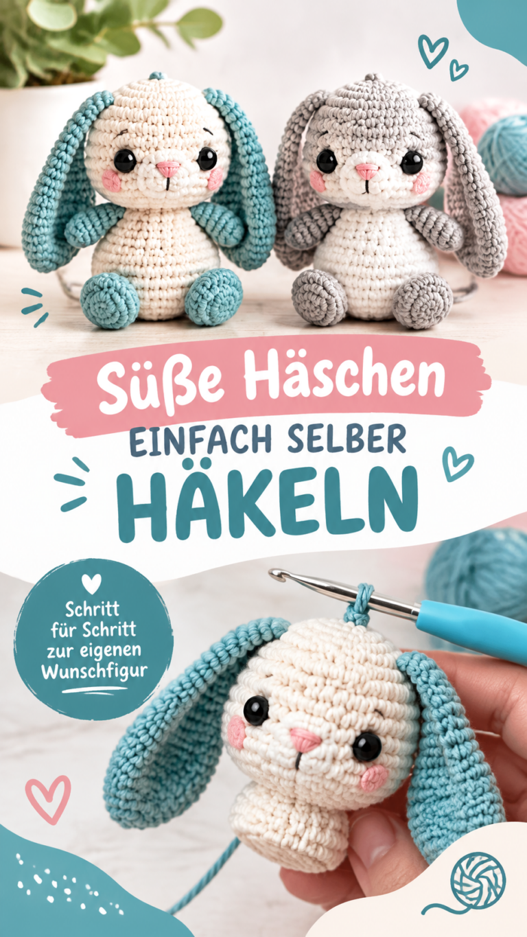 Süßer gehäkelter Panda  Amigurumi Anleitung für Anfänger