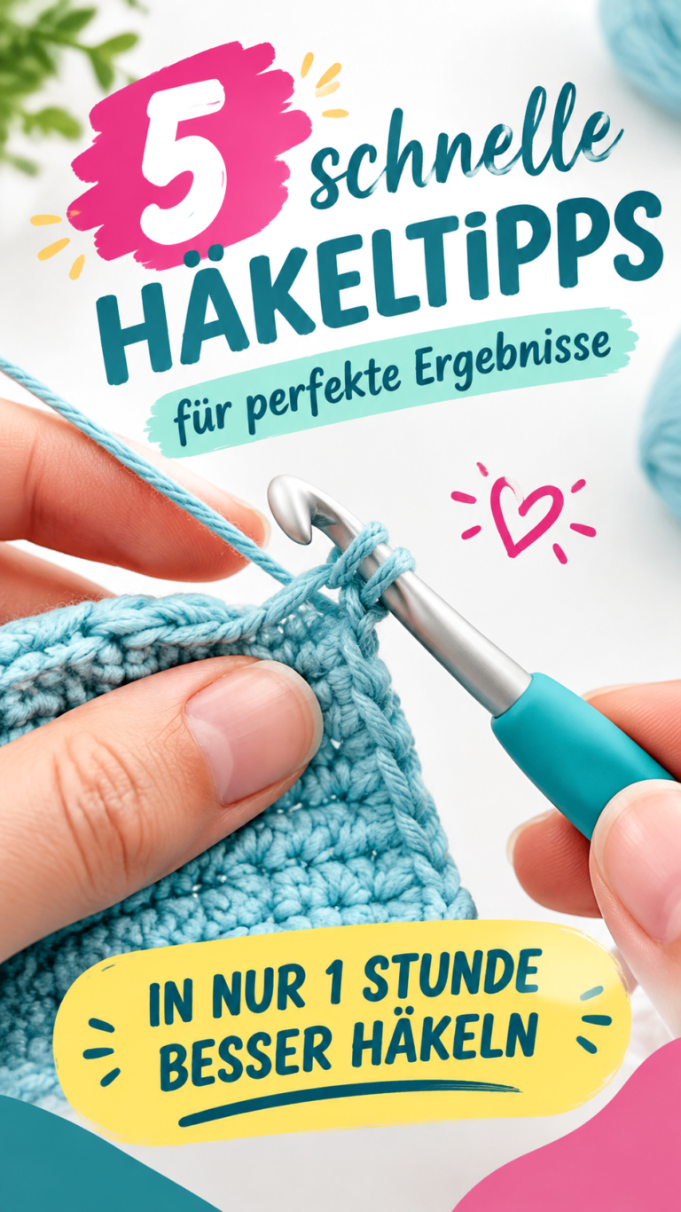 5 schnelle Häkelprojekte Einfache Ideen in 1 Stunde oder weniger