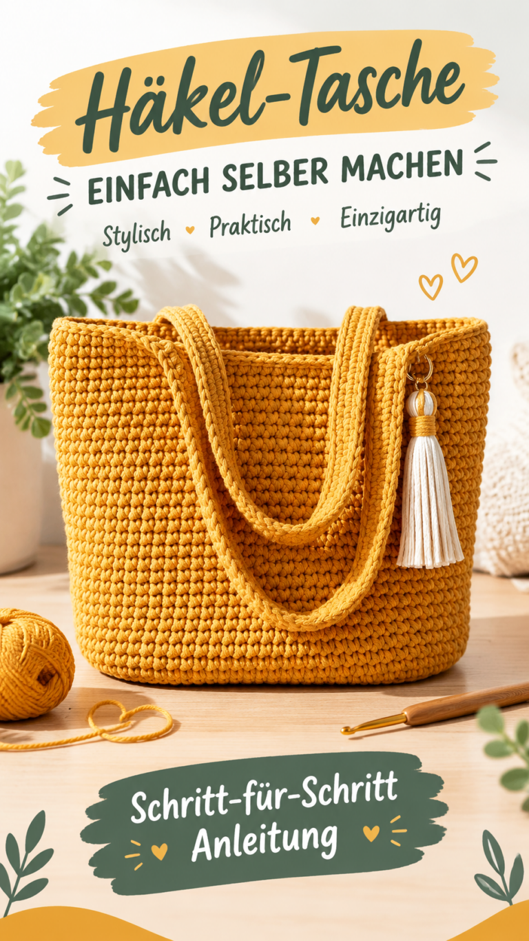 Häkel-Tasche Anleitung kostenlos Stilvolle Shopper Bags selber häkeln