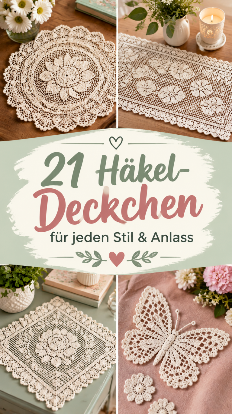 Filethäkeln 21 wunderschöne Häkelmuster für Deckchen, Decken und florale Applikationen