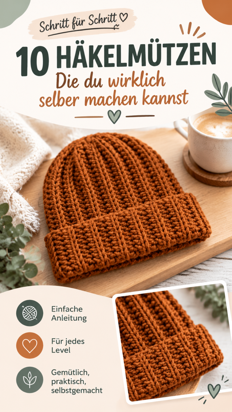 Kostenlose Häkelmützen-Anleitungen 10 schöne Ideen zum Selberhäkeln