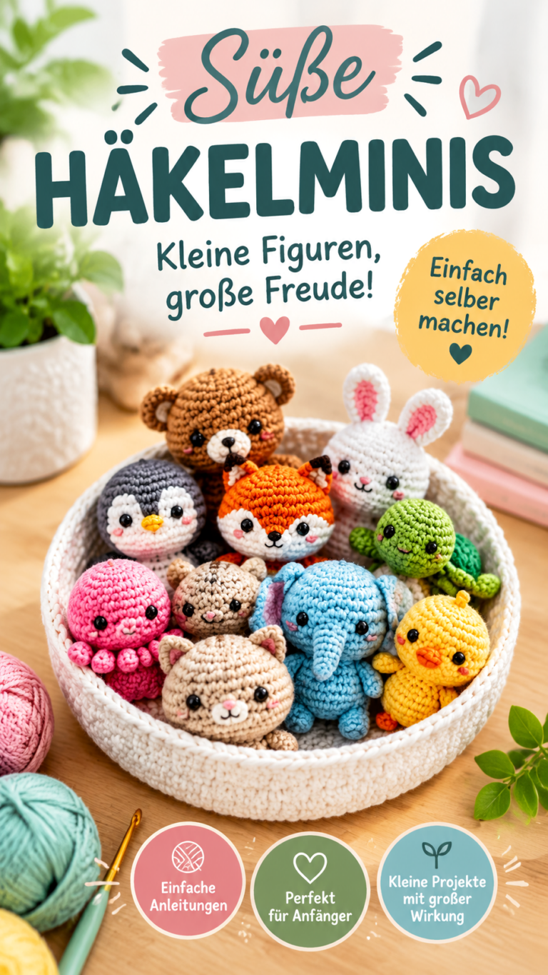 Mini Häkelideen Süße kleine Amigurumi und kreative DIY-Projekte