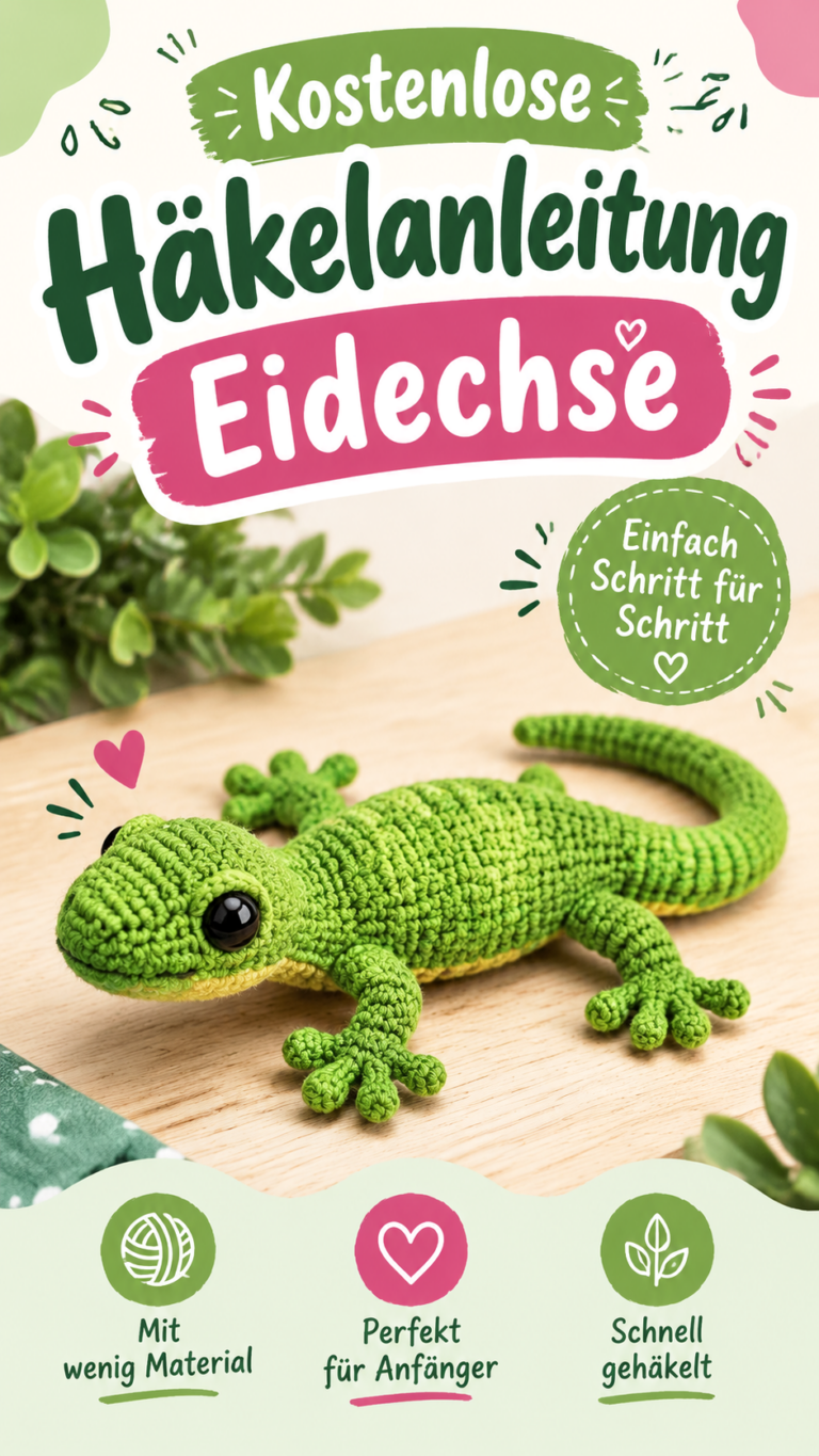 Schnelle Häkelanleitungen Süße Tiermotive einfach häkeln