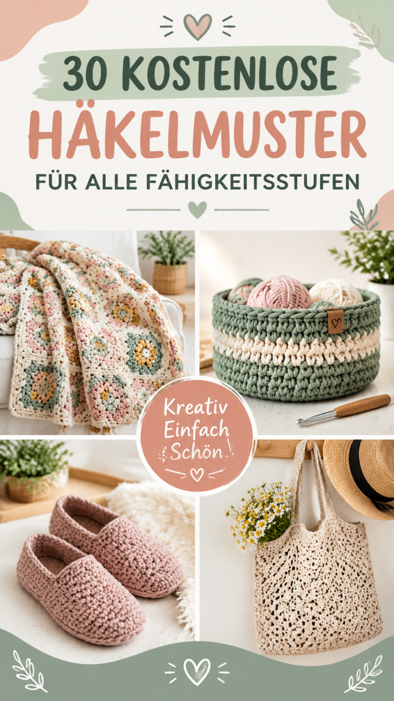 30 tunesische Häkelmuster Kostenlose Anleitungen für alle Schwierigkeitsstufen